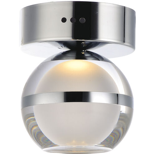 Swank 1 Light 4.75 inch Flush Mount