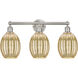 Edison Preston 3 Light 24.25 inch Brushed Satin Nickel Bath Vanity Light Wall Light in Mercury