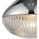 Ravette 1 Light 6 inch Polished Chrome with Clear Mini Pendant Ceiling Light