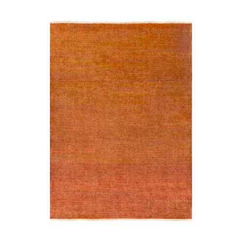 Empress 132 X 96 inch Orange and Brown Area Rug, Wool