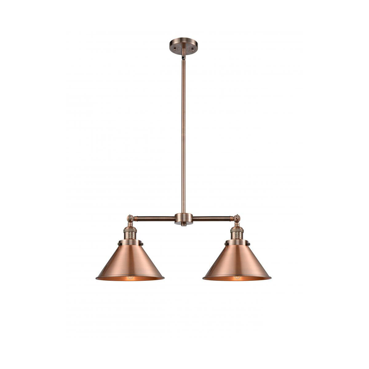 Franklin Restoration Briarcliff LED 21 inch Antique Copper Chandelier Ceiling Light, Franklin Restoration