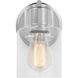 Drew & Jonathan Sayward 1 Light 5 inch Chrome Sconce Wall Light