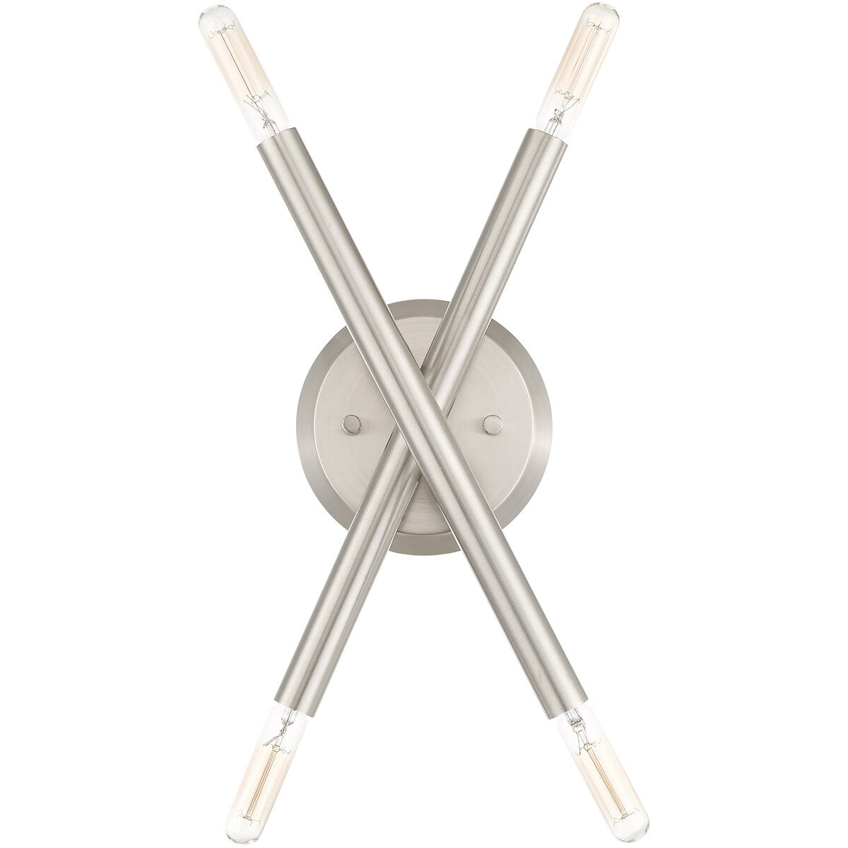 Soho 4 Light 6 inch Brushed Nickel Sconce Wall Light