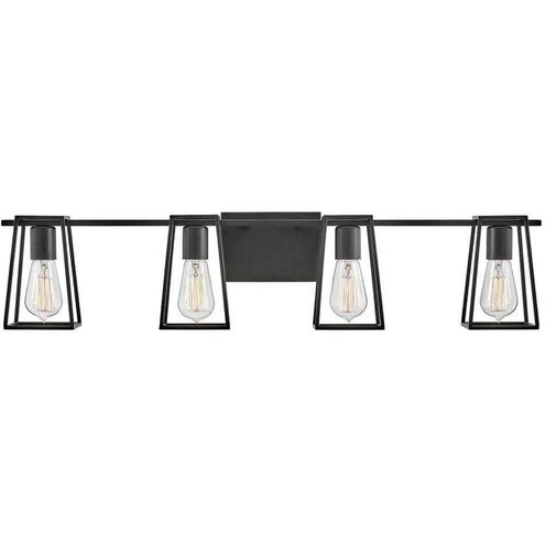 Filmore 33.5 inch Black Vanity Light Wall Light
