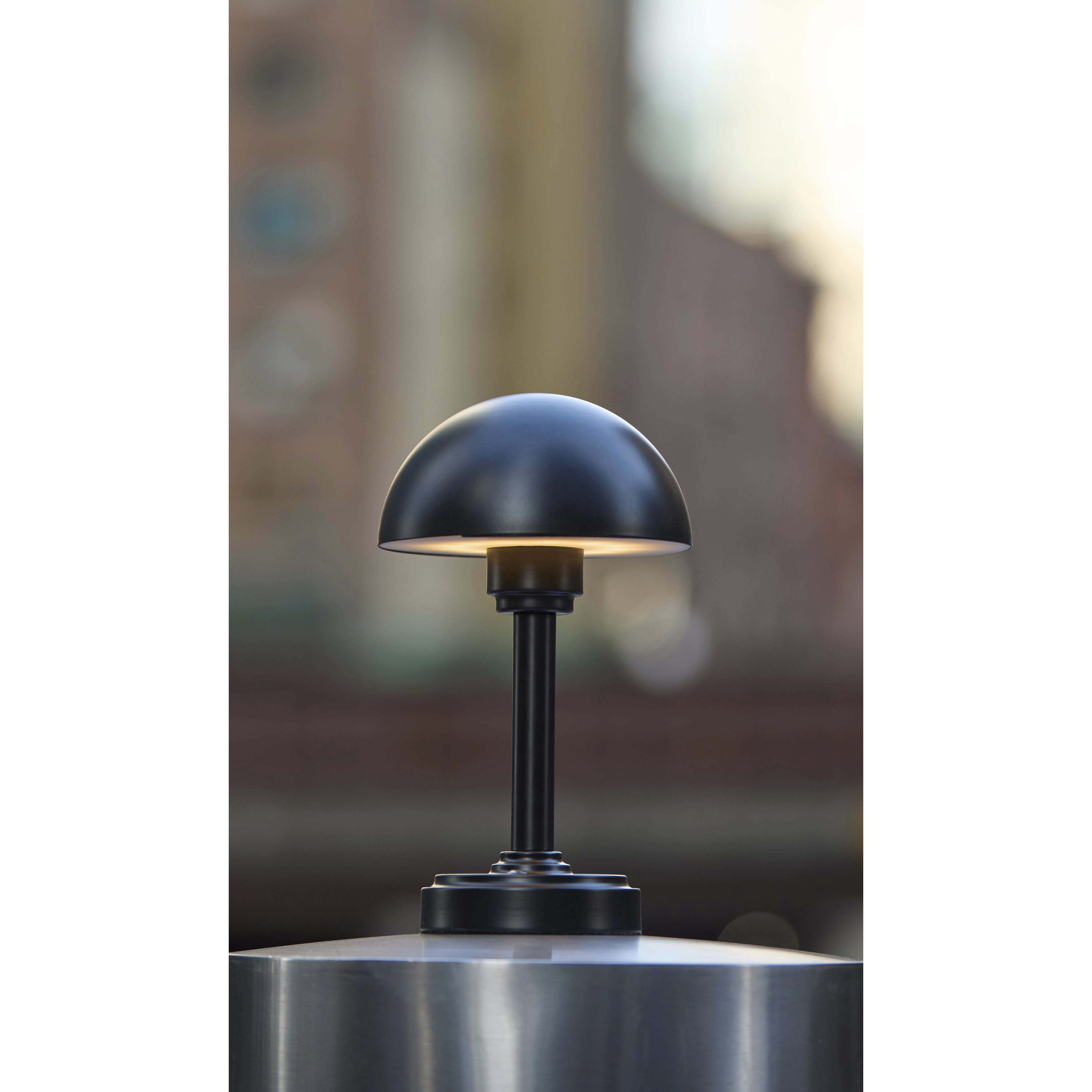 Ollie 12.5 inch 2.00 watt Black Cordless Table Lamp Portable Light