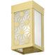 Berkeley 1 Light 8.5 inch Satin Gold Outdoor ADA Small Sconce, Small