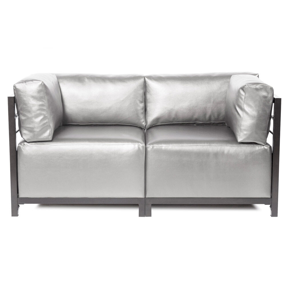 Axis Silver Sofa Sectional, 2 Piece