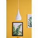 Nora 1 Light 6 inch White Pendant Ceiling Light