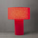 Moonlight 20 inch 14 watt Red Table Lamp Portable Light