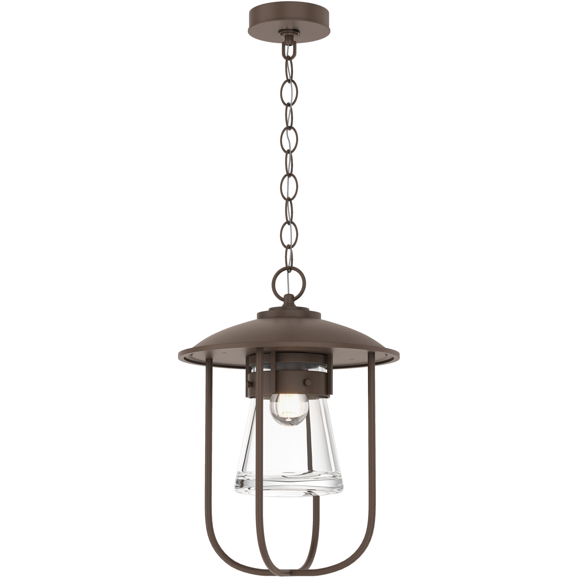 Erlenmeyer 1 Light 12.1 inch Coastal Bronze Outdoor Pendant