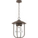 Erlenmeyer 1 Light 12.1 inch Coastal Bronze Outdoor Pendant