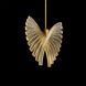 Forever Mysterie LED 6.63 inch Aged Brass Pendant Ceiling Light