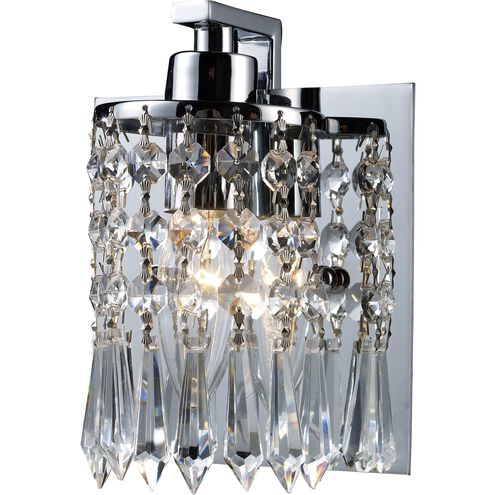 Optix 1 Light 5 inch Polished Chrome Vanity Light Wall Light