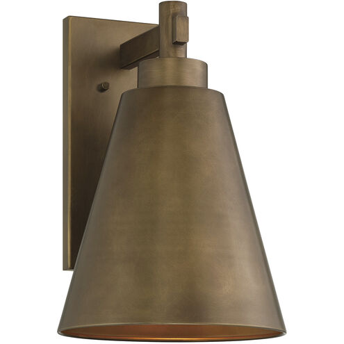 Ryder 1 Light 15 inch Atlas Bronze Outdoor Wall Lantern