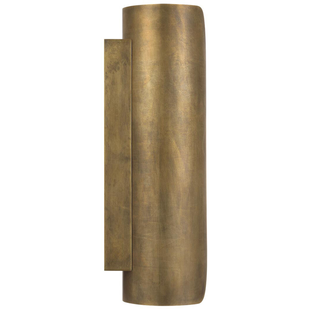 Anne-Marie Barton Armise Sconce Wall Light in Mottled Brass