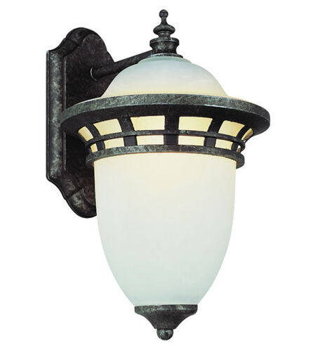 Stephano 1 Light 16 inch Antique Pewter Outdoor Wall Lantern