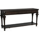 Colonial 72 X 20 inch Distressed Brown Sofa Table, Large