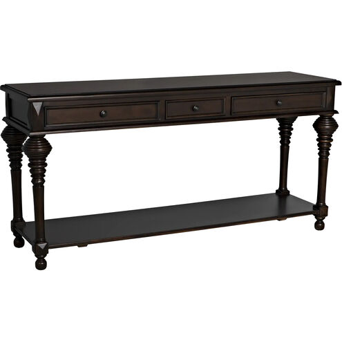 Colonial 72 X 20 inch Distressed Brown Sofa Table, Large