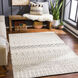 Santa Barbara 90 X 60 inch Cream Rug in 5 x 8, Rectangle