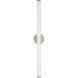 Tectra 1.88 inch Brushed Nickel ADA Wall Sconce Wall Light