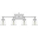 Nicholas 4 Light 31 inch Polished Chrome Bath Light Wall Light