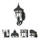 Naples 1 Light 18 inch Marbleized Mahogany Exterior Wall Mount