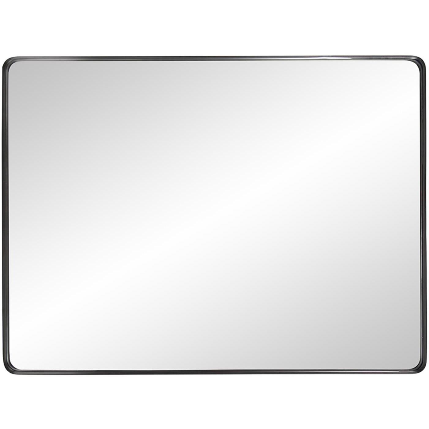 Steele 40 X 30 inch Black Mirror