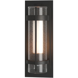 Torch 1 Light 20.8 inch Coastal Black Outdoor Sconce, Large