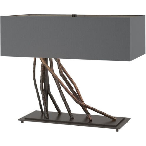 Brindille 17 inch 60.00 watt Oil Rubbed Bronze Table Lamp Portable Light in Medium Grey