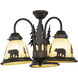 Bozeman LED Burnished Bronze Convertible Light Kit