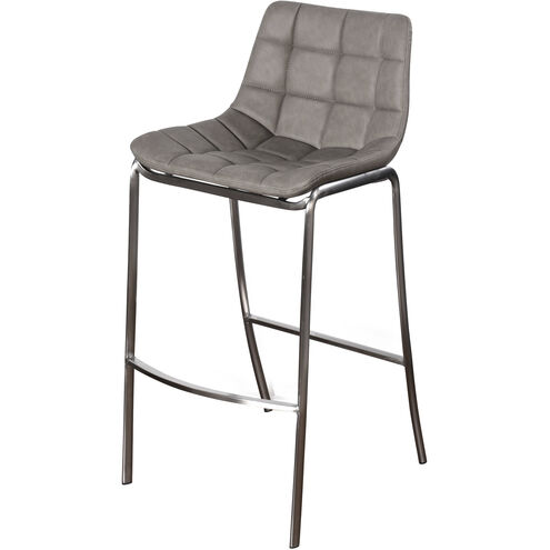 Gemma 41 inch Gray Bar Stool, No Arms