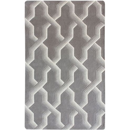 Ottavio 16 X 16 inch Gray with Ivory Rug, 16x16