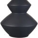 Lombard 27 inch 9 watt Black Glazed Table Lamp Portable Light