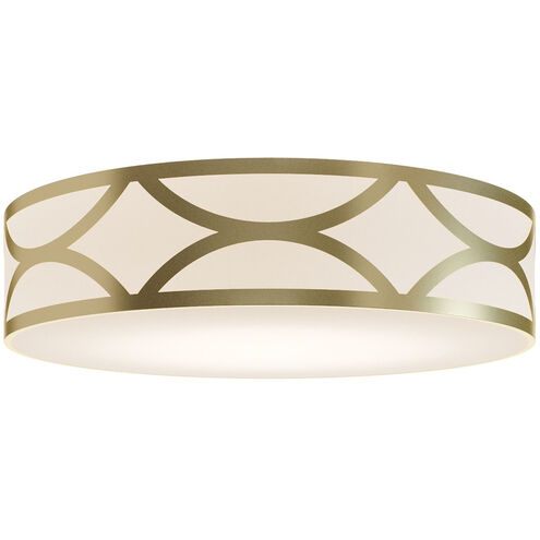 Lake LED 30 inch Gold Flush Mount Ceiling Light in Incandescent