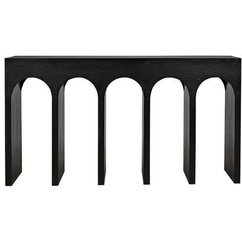 Bridge 59 X 14 inch Hand Rubbed Black Console