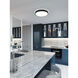 Octavia LED 12 inch Black Flush Mount Ceiling Light