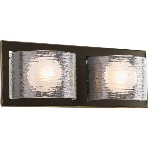Reign 2 Light 15 inch Antique Bronze Bath Vanity Wall Light