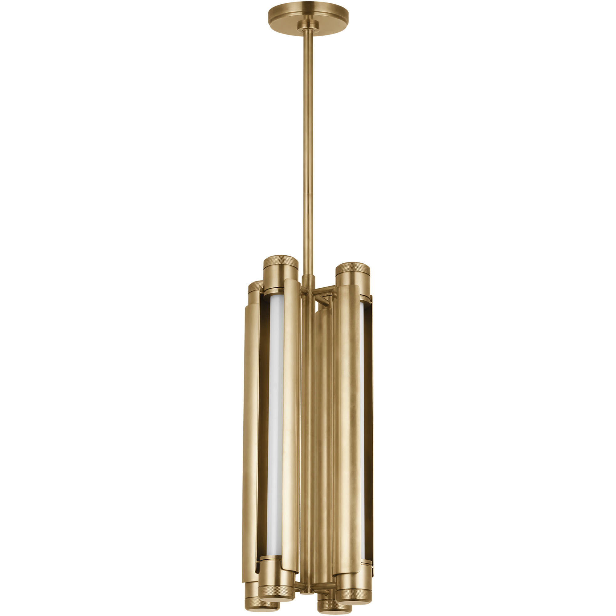 Avroko Capa LED 10 inch Hand Rubbed Antique Brass Pendant Ceiling Light