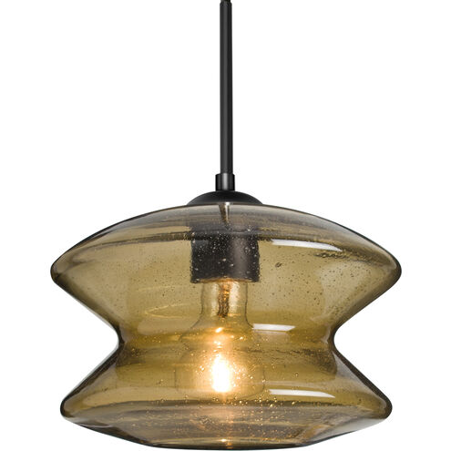 Zen 1 Light Black Cord Pendant Ceiling Light