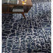 Banshee 96 X 96 inch Dark Blue Rug in 8 Ft Square, Square