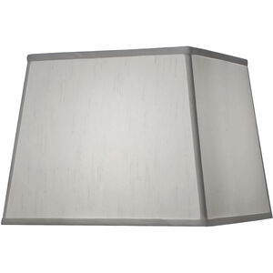 Ellie Global White 15 inch Lampshade, Bell