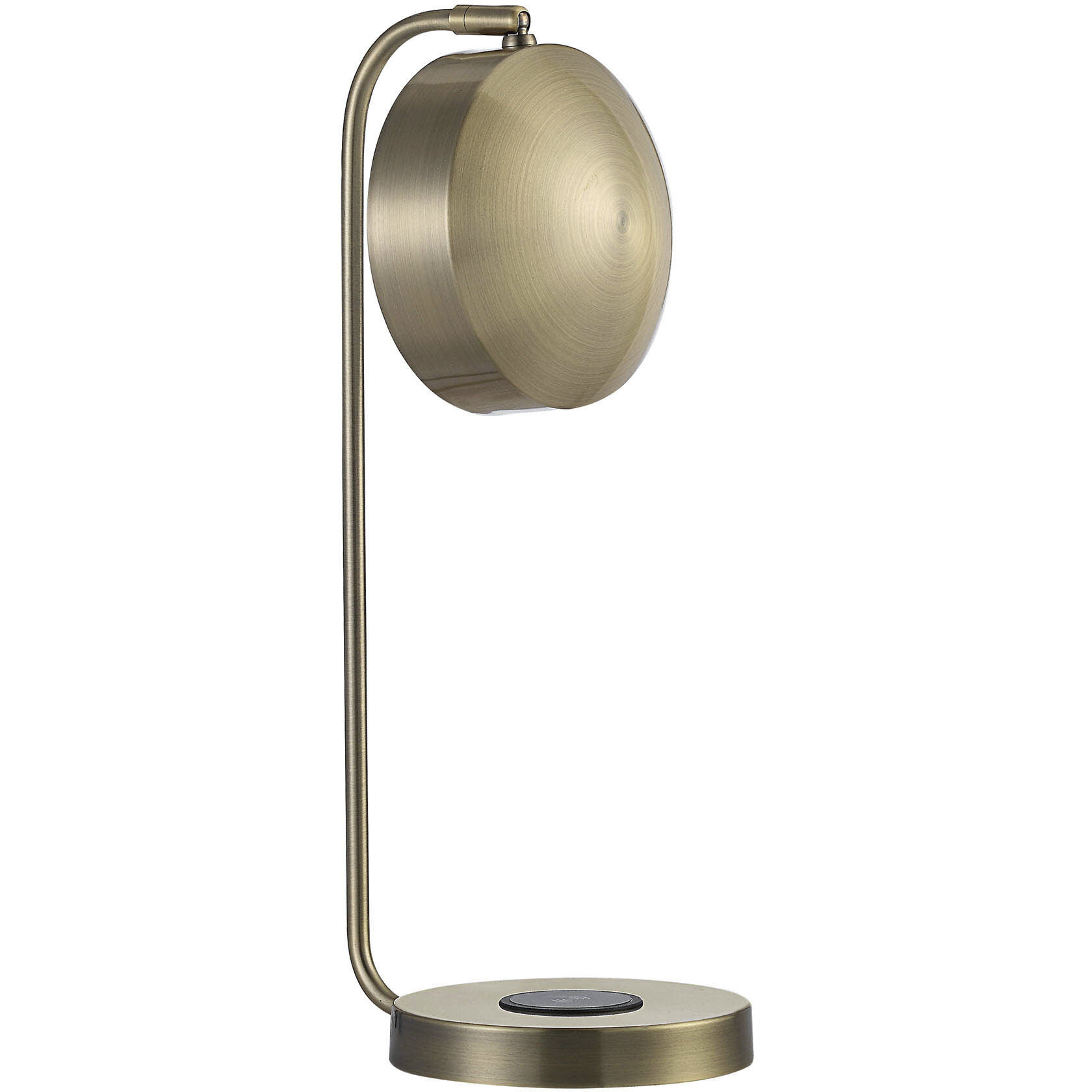 Riesco 22.5 inch 100 watt Antique Brass Desk Lamp Portable Light