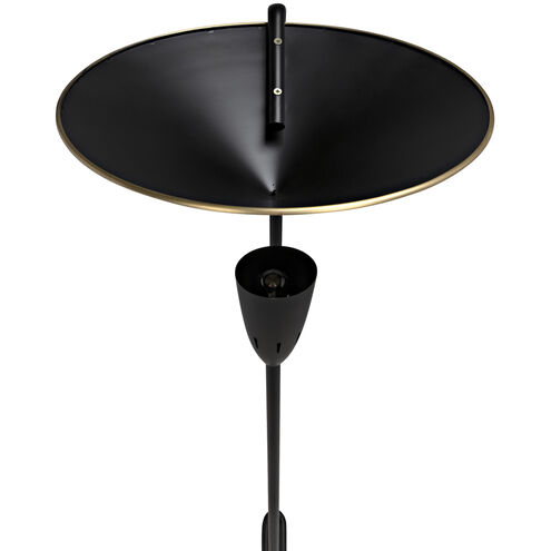 Jetset 71 inch 40.00 watt Matte Black Floor Lamp Portable Light