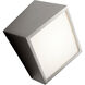 Zeta 1 Light 6.75 inch Satin Nickel Sconce Wall Light