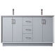 Hayes 60 X 22 X 35 inch Grey Vanity Sink Set