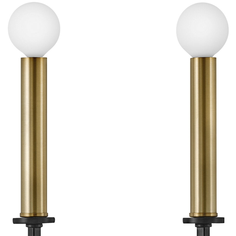 Lazlo LED 8 inch Black ADA Sconce Wall Light