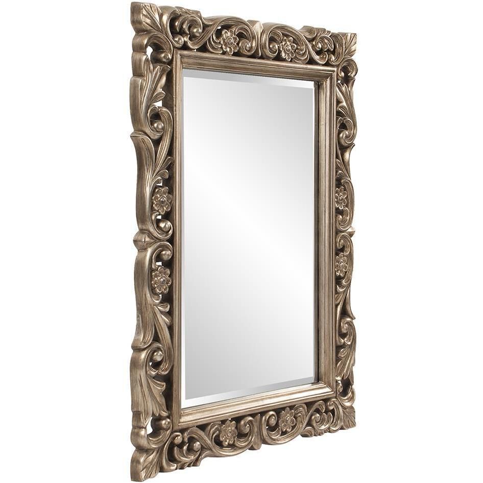 Chateau 42 X 31 inch French Pewter Wall Mirror