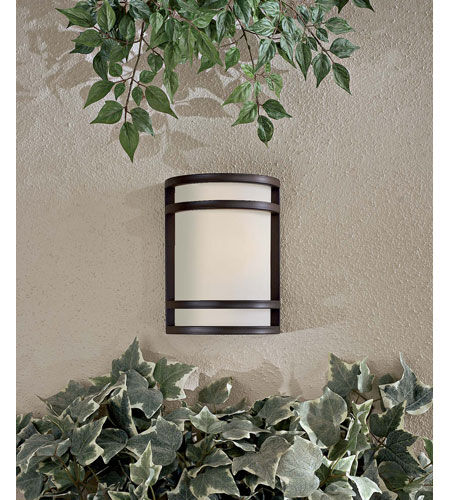 Bay View 1 Light 10 inch Oil Rubbed Bronze Outdoor Pocket Lantern, Great Outdoors