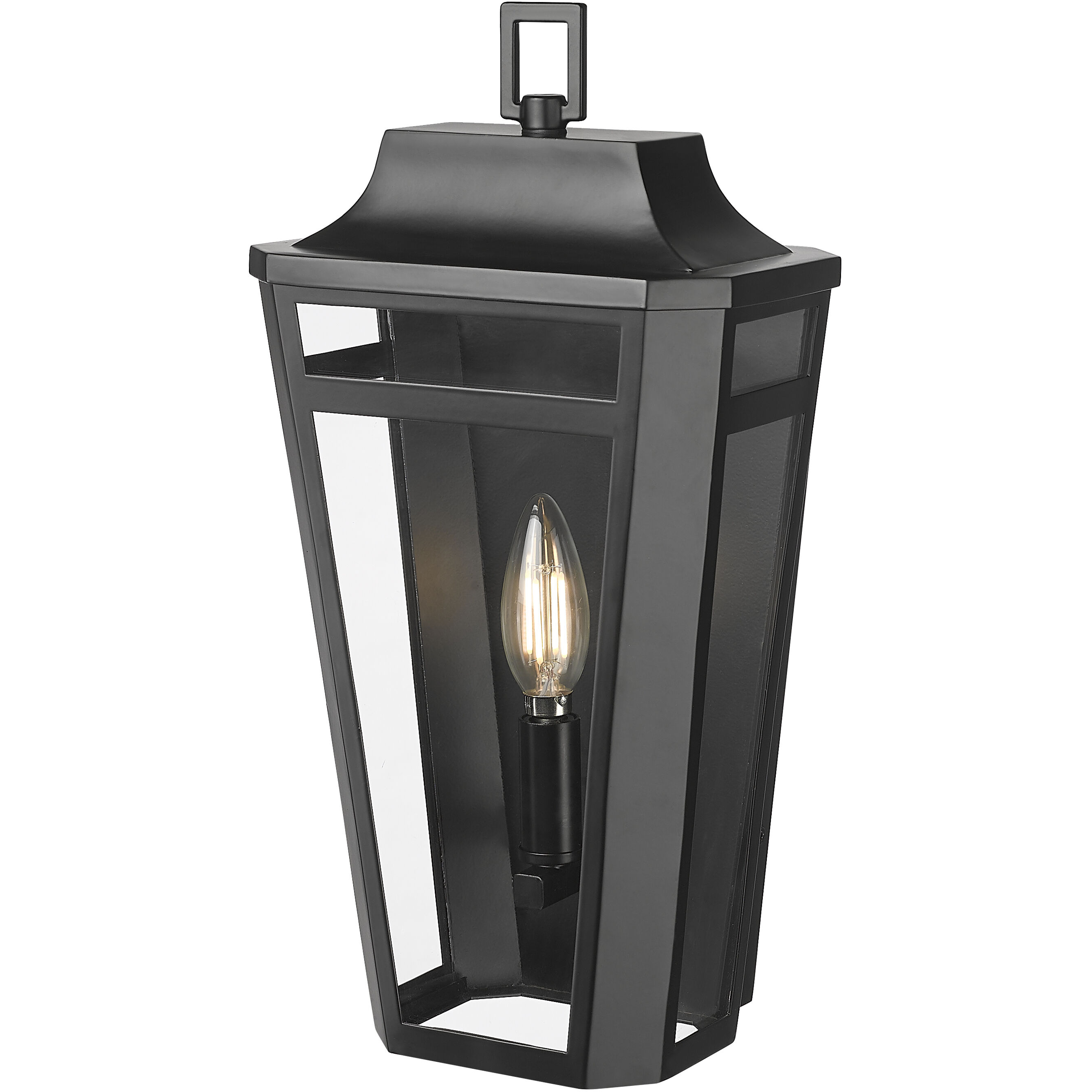 Sumerlin 1 Light 14.5 inch Powder Coated Black Outdoor Wall Sconce