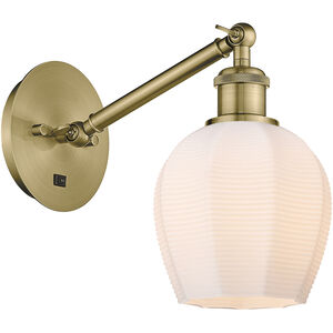 Ballston Norfolk LED 6 inch Antique Brass Sconce Wall Light